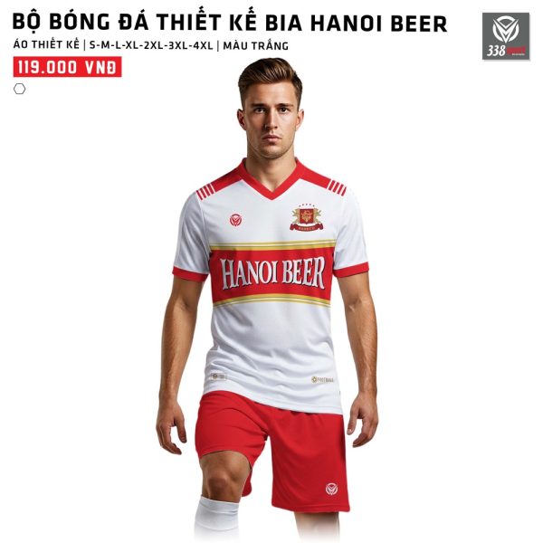 May Bộ Áo Đấu Thiết Kế Theo Yêu Cầu Bia Hanoi Beer