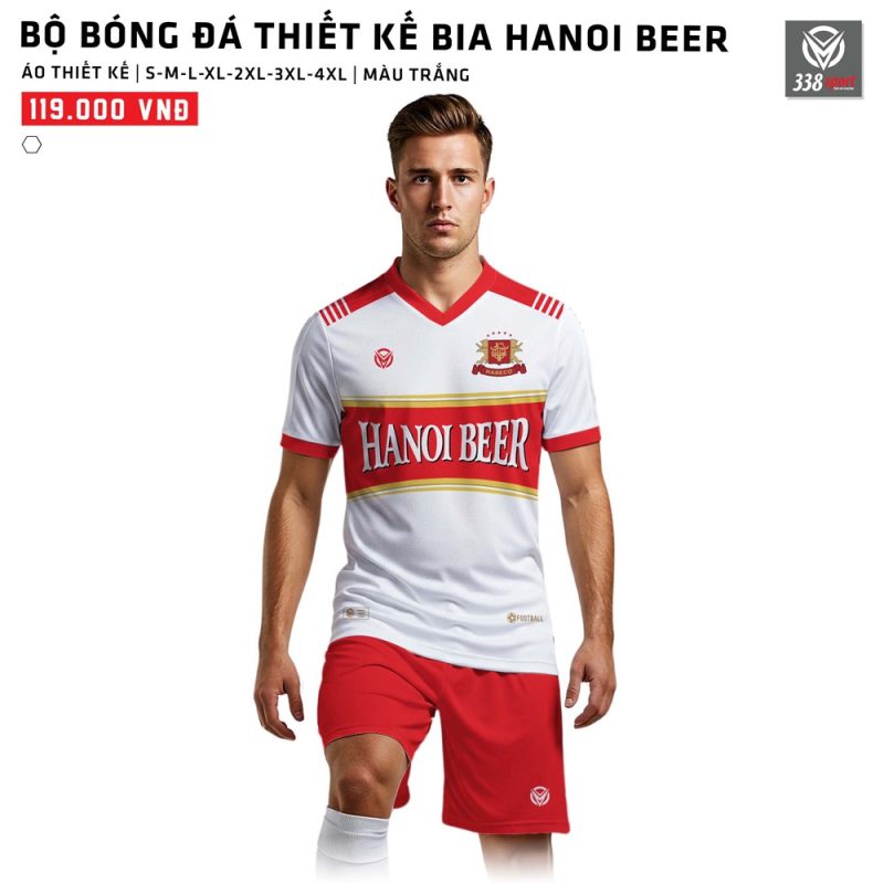 May Bộ Áo Đấu Thiết Kế Theo Yêu Cầu Bia Hanoi Beer