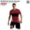 Áo Bóng Đá Không Logo 338-A10-FIRE RED Thiết Kế