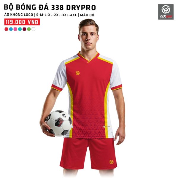 Áo Bóng Đá Không Logo 338-DRYPRO Mới Nhất 2025 - Hình ảnh 7