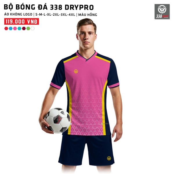 Áo Bóng Đá Không Logo 338-DRYPRO Mới Nhất 2025 - Hình ảnh 5