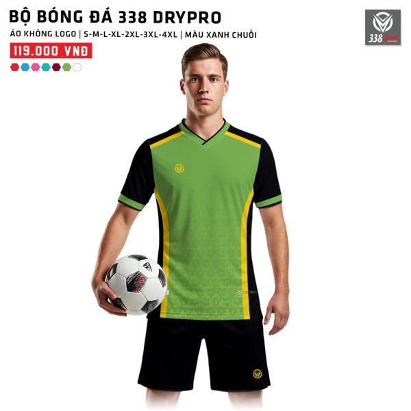 Áo Bóng Đá Không Logo 338-DRYPRO Mới Nhất 2025 - Hình ảnh 4