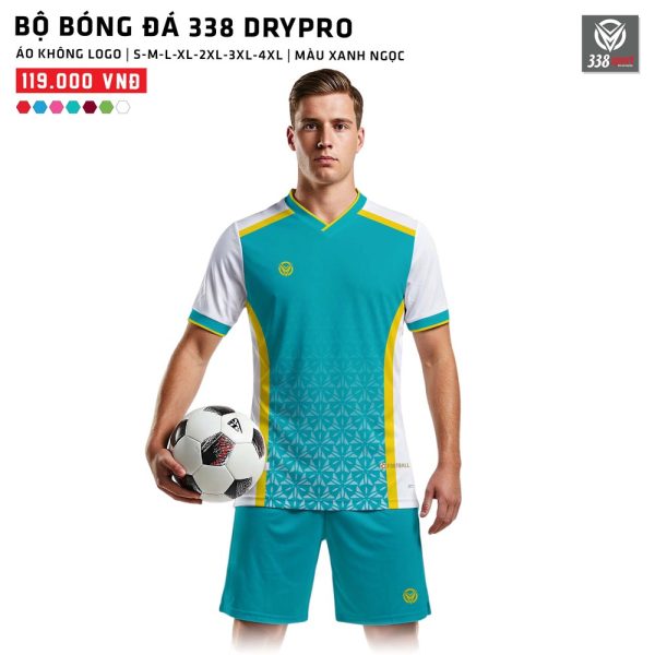 Áo Bóng Đá Không Logo 338-DRYPRO Mới Nhất 2025 - Hình ảnh 2