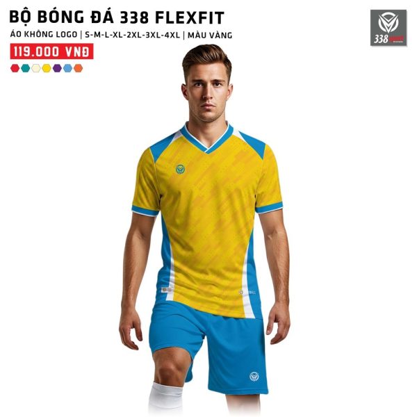 Áo Bóng Đá Không Logo 338-FLEXFIT Đẹp