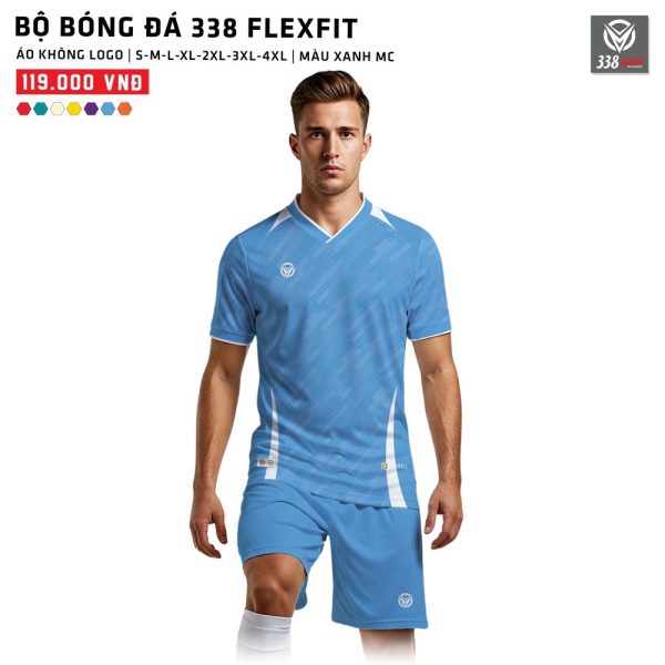 Áo Bóng Đá Không Logo 338-FLEXFIT Đẹp - Hình ảnh 3