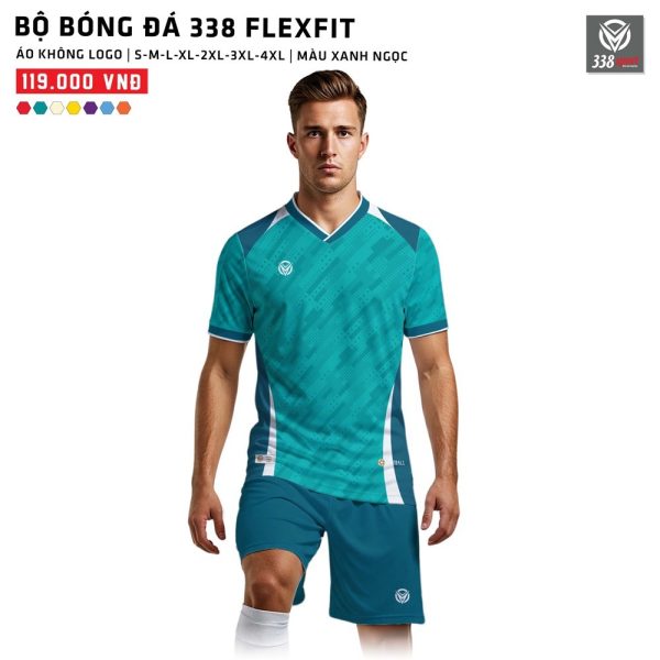 Áo Bóng Đá Không Logo 338-FLEXFIT Đẹp - Hình ảnh 2