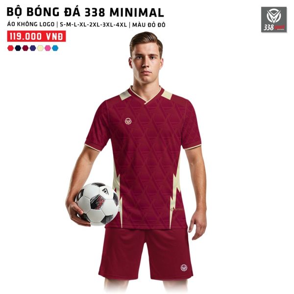 Áo Bóng Đá Không Logo 338-MINIMAL Thiết kế - Hình ảnh 7