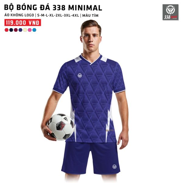 Áo Bóng Đá Không Logo 338-MINIMAL Thiết kế - Hình ảnh 4