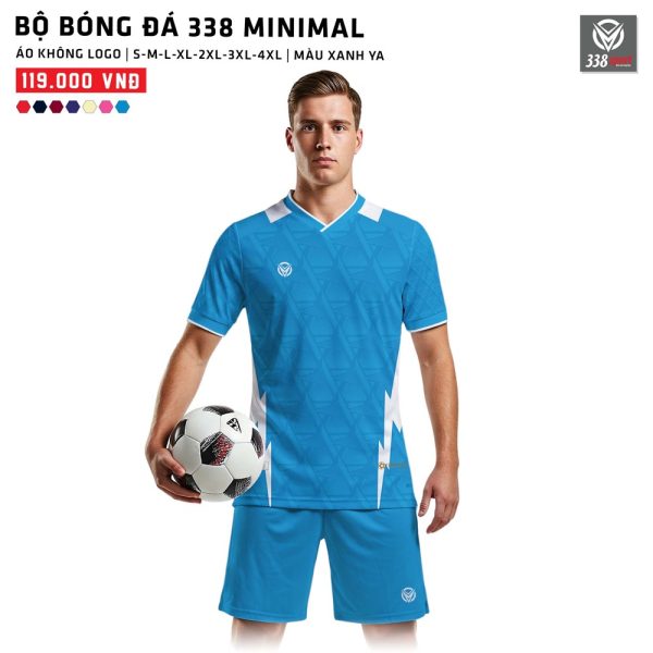 Áo Bóng Đá Không Logo 338-MINIMAL Thiết kế - Hình ảnh 2