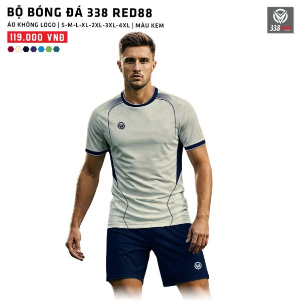 Áo Bóng Đá Không Logo 338-RED88 Độc Lạ - Hình ảnh 6