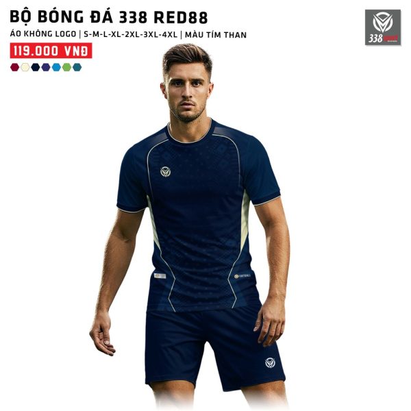 Áo Bóng Đá Không Logo 338-RED88 Độc Lạ - Hình ảnh 4