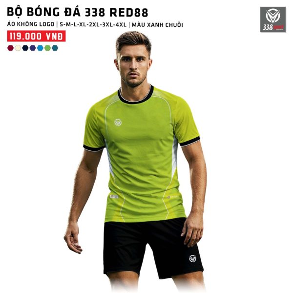 Áo Bóng Đá Không Logo 338-RED88 Độc Lạ - Hình ảnh 3