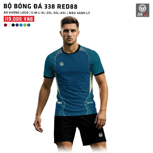 Áo Bóng Đá Không Logo 338-RED88 Độc Lạ - Hình ảnh 2