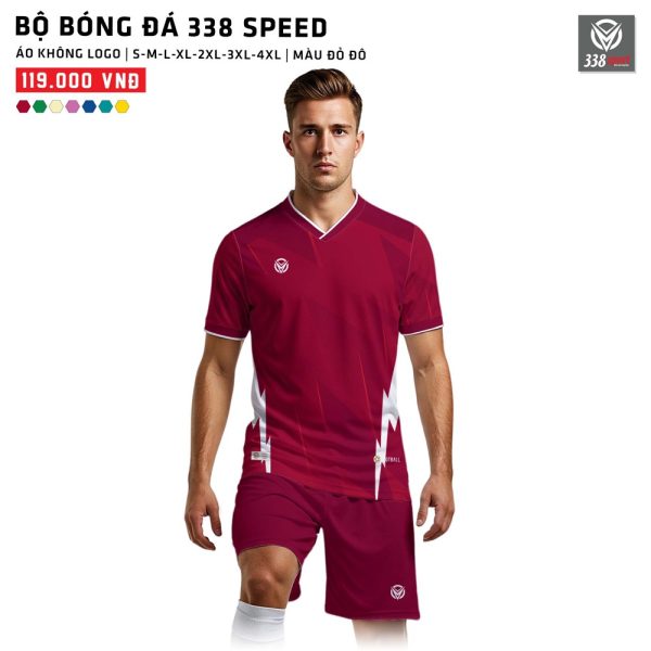 Áo Bóng Đá Không Logo 338-SPEED Thiết Kế - Hình ảnh 7