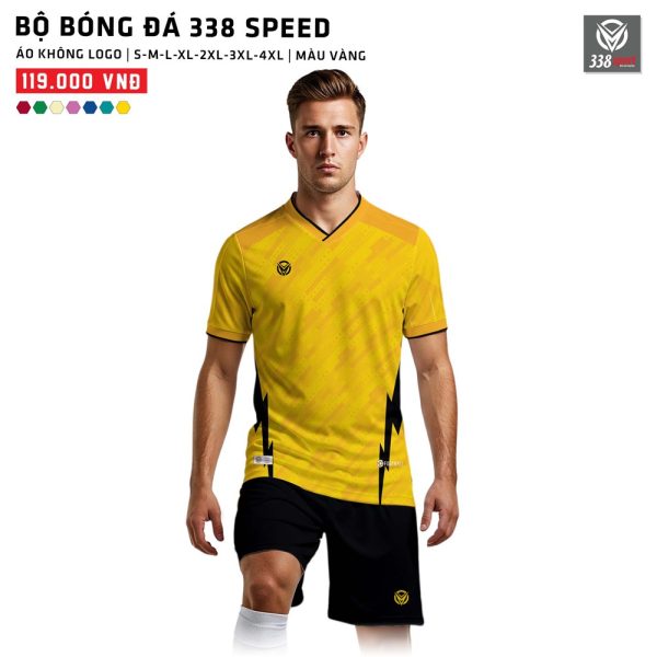 Áo Bóng Đá Không Logo 338-SPEED Thiết Kế - Hình ảnh 5