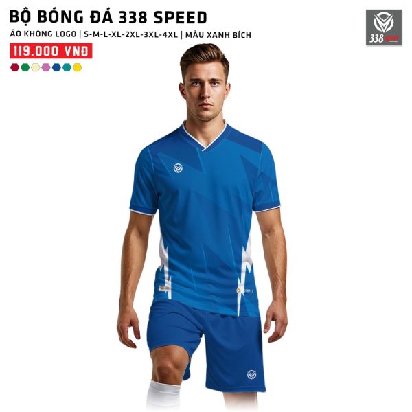 Áo Bóng Đá Không Logo 338-SPEED Thiết Kế - Hình ảnh 4
