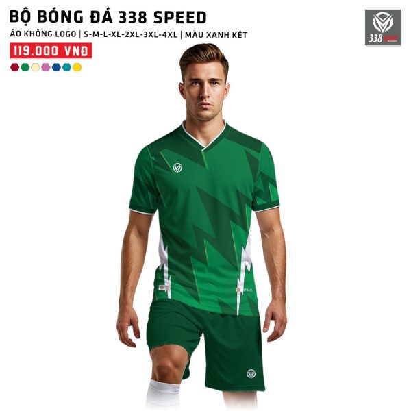 Áo Bóng Đá Không Logo 338-SPEED Thiết Kế - Hình ảnh 3