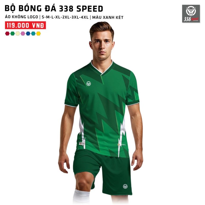 Áo Bóng Đá Không Logo 338-SPEED Thiết Kế - Ảnh 3