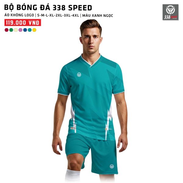 Áo Bóng Đá Không Logo 338-SPEED Thiết Kế - Hình ảnh 2
