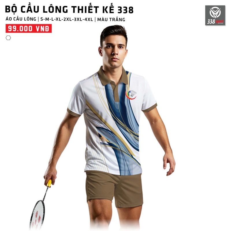 May Áo Cầu Lông Chất Vải Co Dãn Thoáng Khí