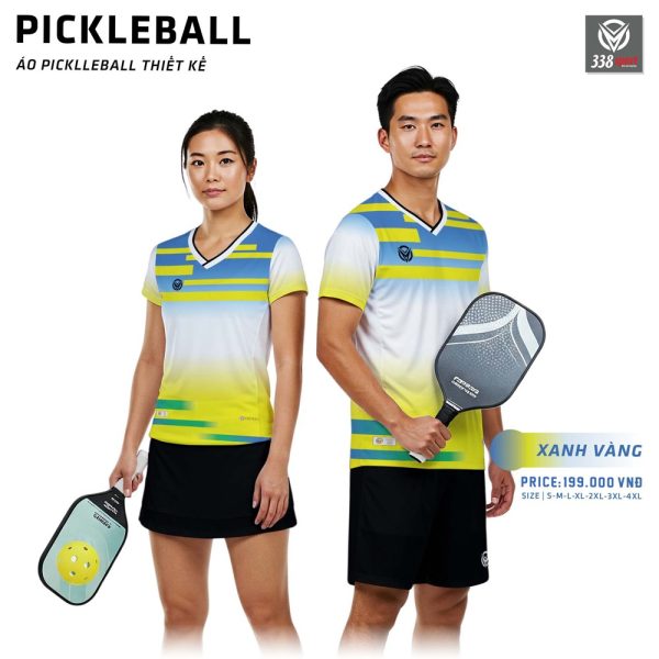 In Áo Pickleball Công Nghệ Chuyển Nhiệt Vào Vải