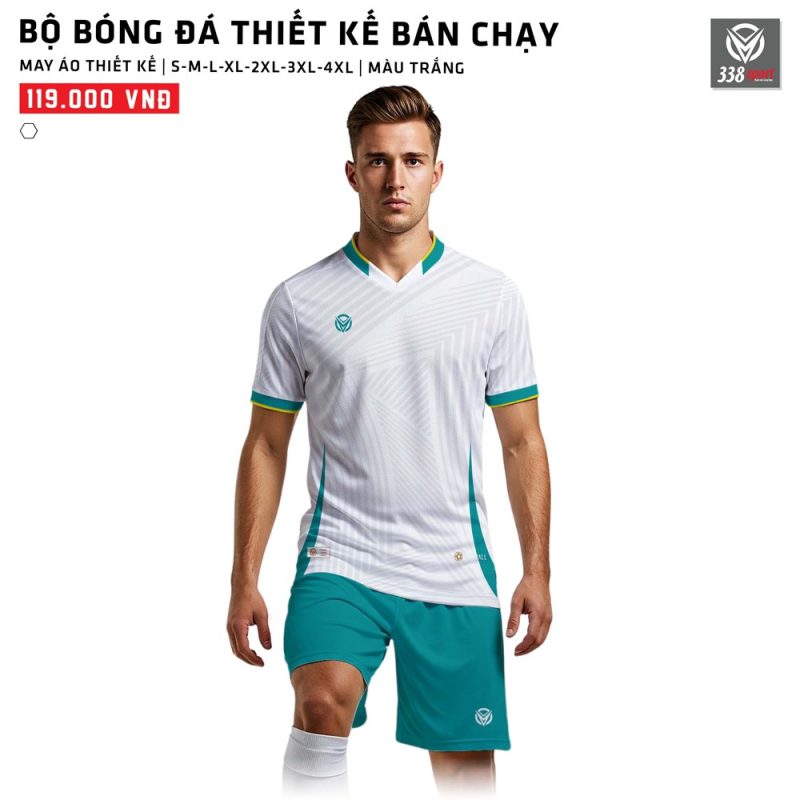 Áo Bóng Đá Thiết Kế Màu Trắng Cho Đội Bóng