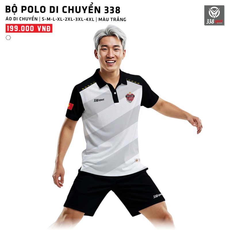Áo Di Chuyển Thể Thao Thiết Kế Màu Trắng Đẹp