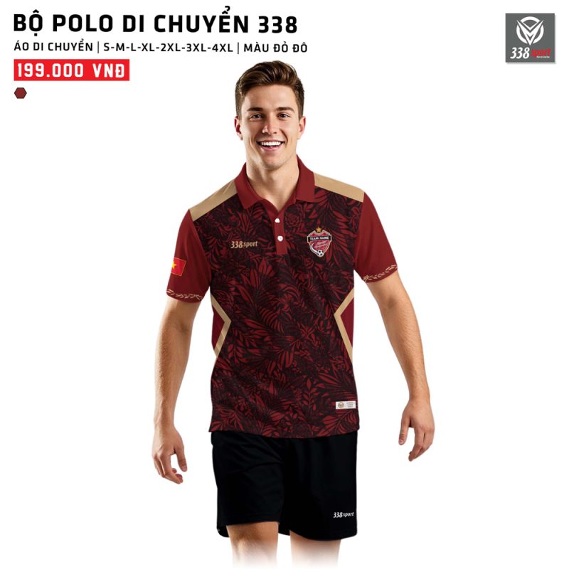 Áo Polo Di Chuyển Thiết Kế Co Dãn Thoải Mái Khi Tập Luyện