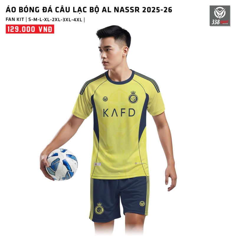 Áo Bóng Đá Câu Lạc Bộ Al Nassr Bản Fan 2025-26