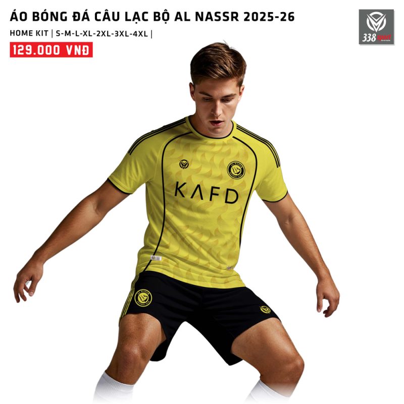 Áo Bóng Đá Câu Lạc Bộ Al Nassr Sân Nhà 2025–26