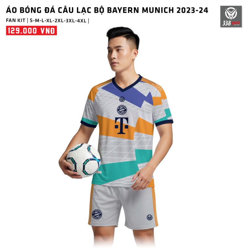 Áo Bóng Đá Câu Lạc Bộ Bayern Munich Bản Fan 2023-24
