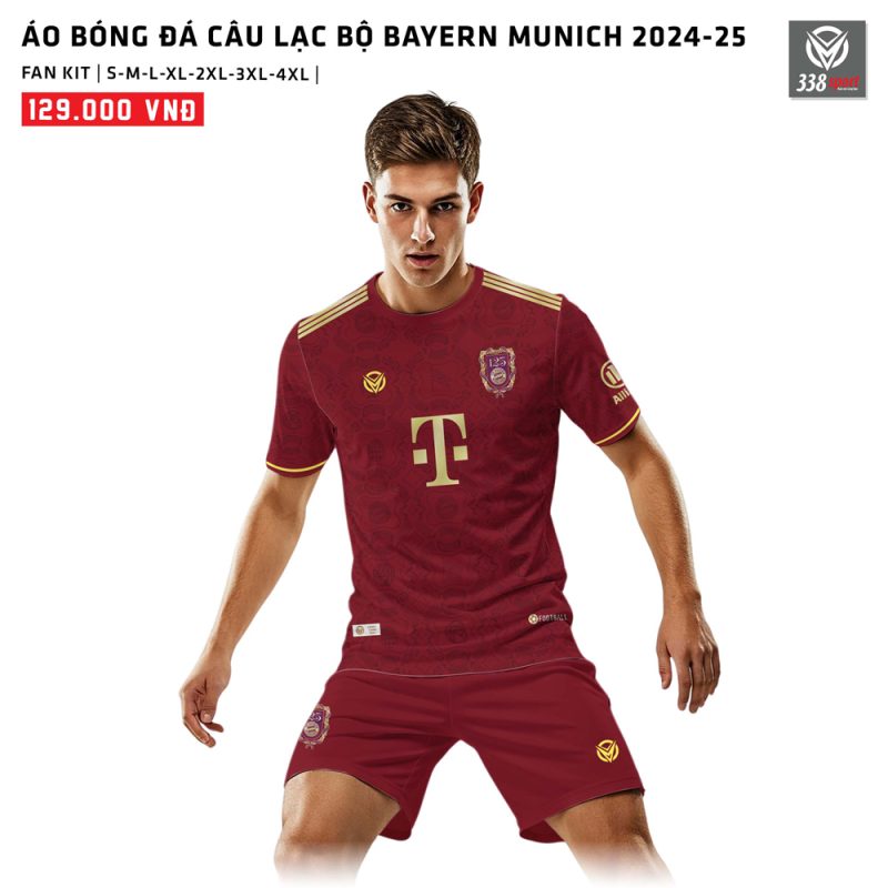 Áo Bóng Đá Câu Lạc Bộ Bayern Munich Bản Fan 2024-25