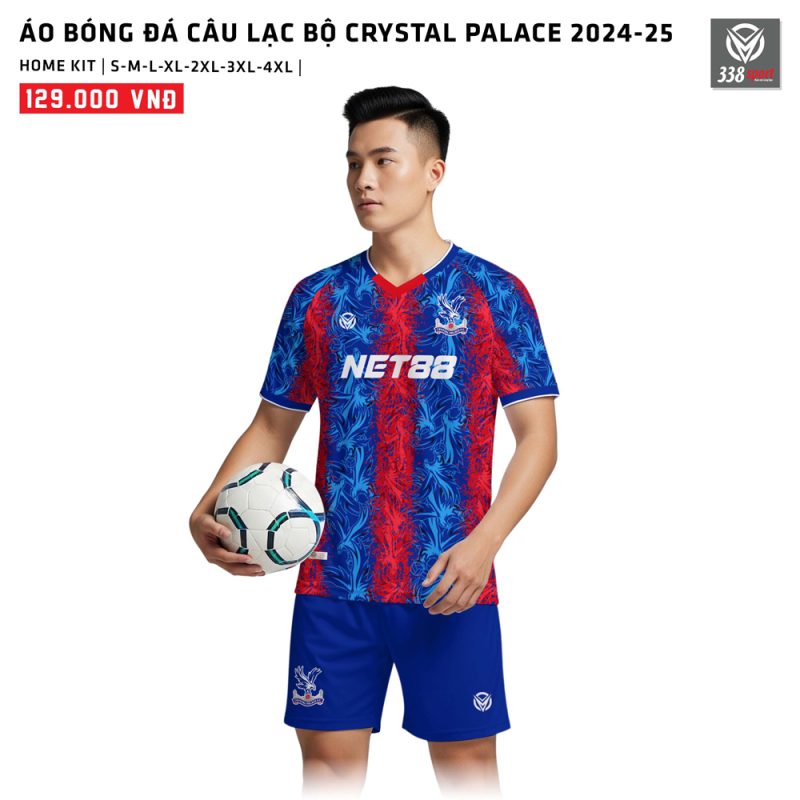 Áo Bóng Đá Câu Lạc Bộ Crystal Palace Sân Nhà 2024-25