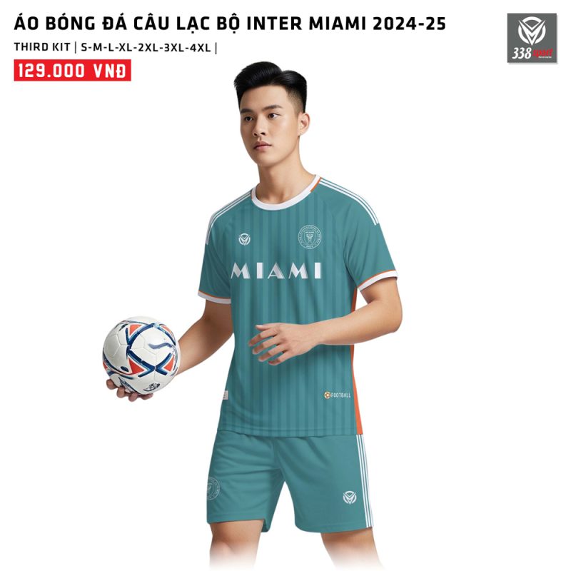 Áo Bóng Đá Câu Lạc Bộ Inter Miami Mẫu Thứ Ba 2024-25