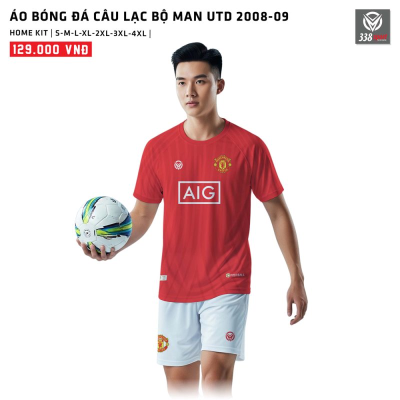 Áo Bóng Đá Câu Lạc Bộ Man Utd Sân Nhà 2008-09