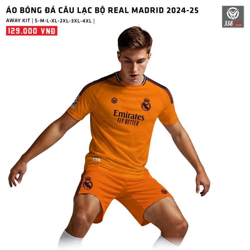 Áo Bóng Đá Câu Lạc Bộ Real Madrid Sân Khách 2024-25