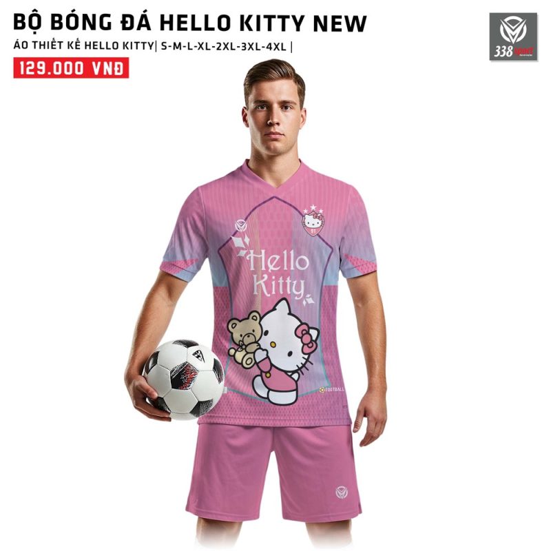Áo Bóng Đá In Chuyển Nhiệt Hello Kitty