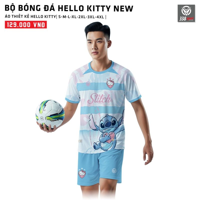 Áo Bóng Đá In Hình Hello Kitty
