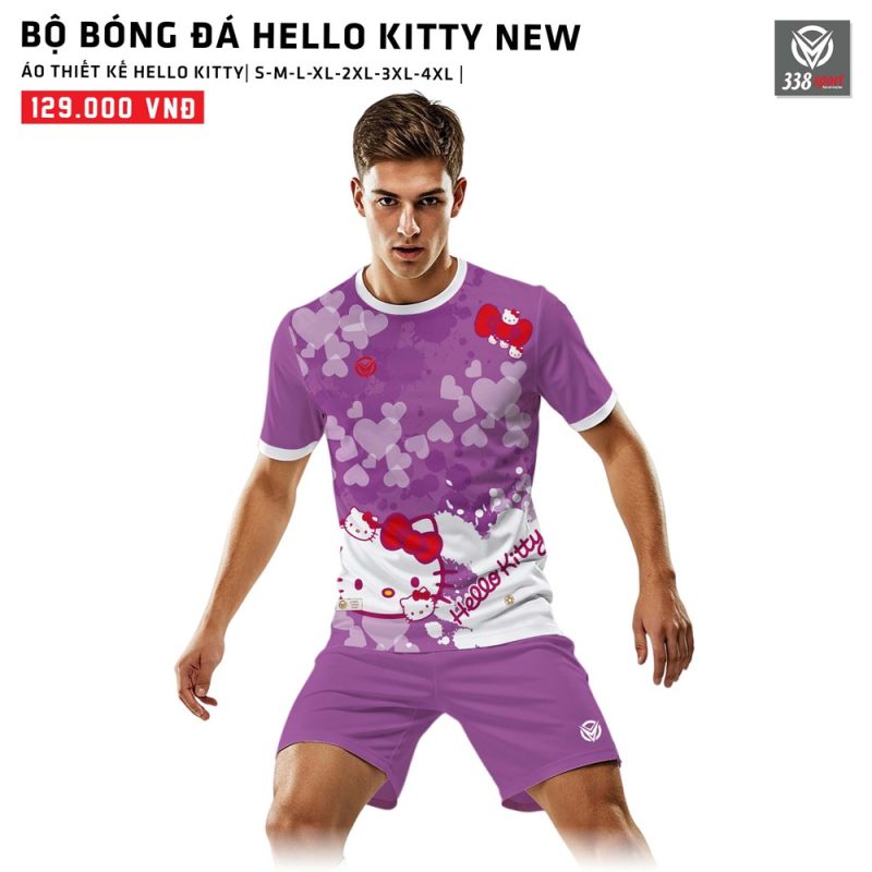 May In Áo Bóng Đá Theo Yêu Cầu Hello Kitty