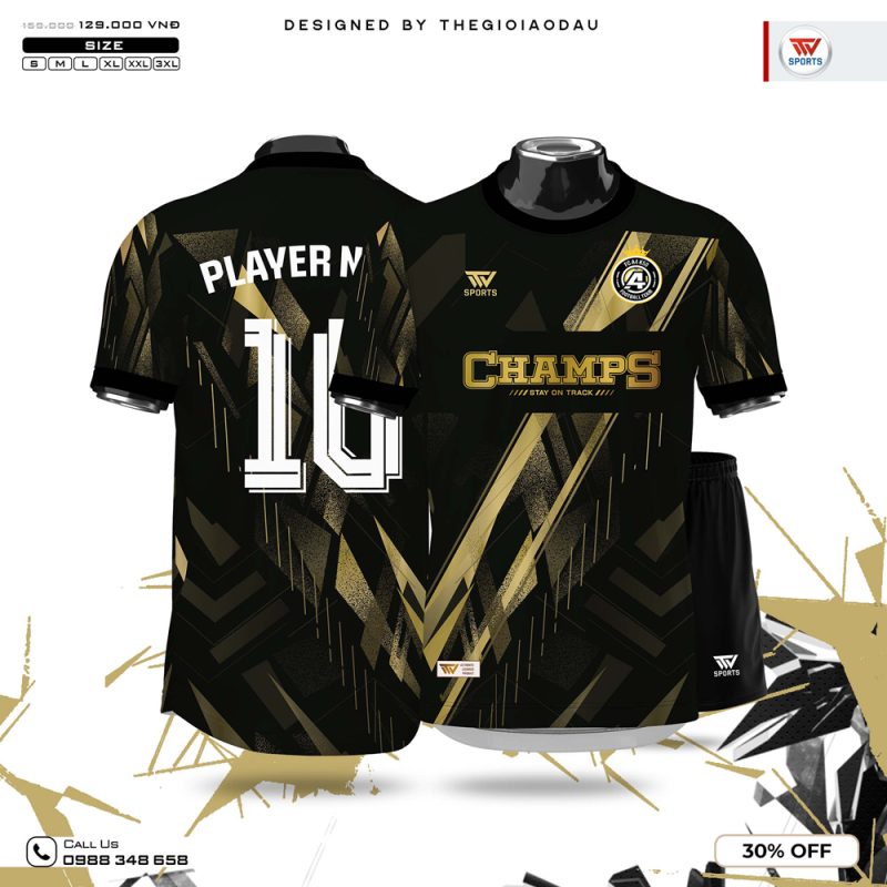Áo Đấu Bóng Đá Màu Đen Vàng – Đẳng Cấp Và Mạnh Mẽ Trên Sân Cỏ